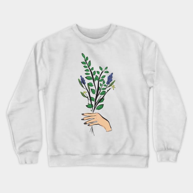 Wildflowers Crewneck Sweatshirt by addelinreplogle